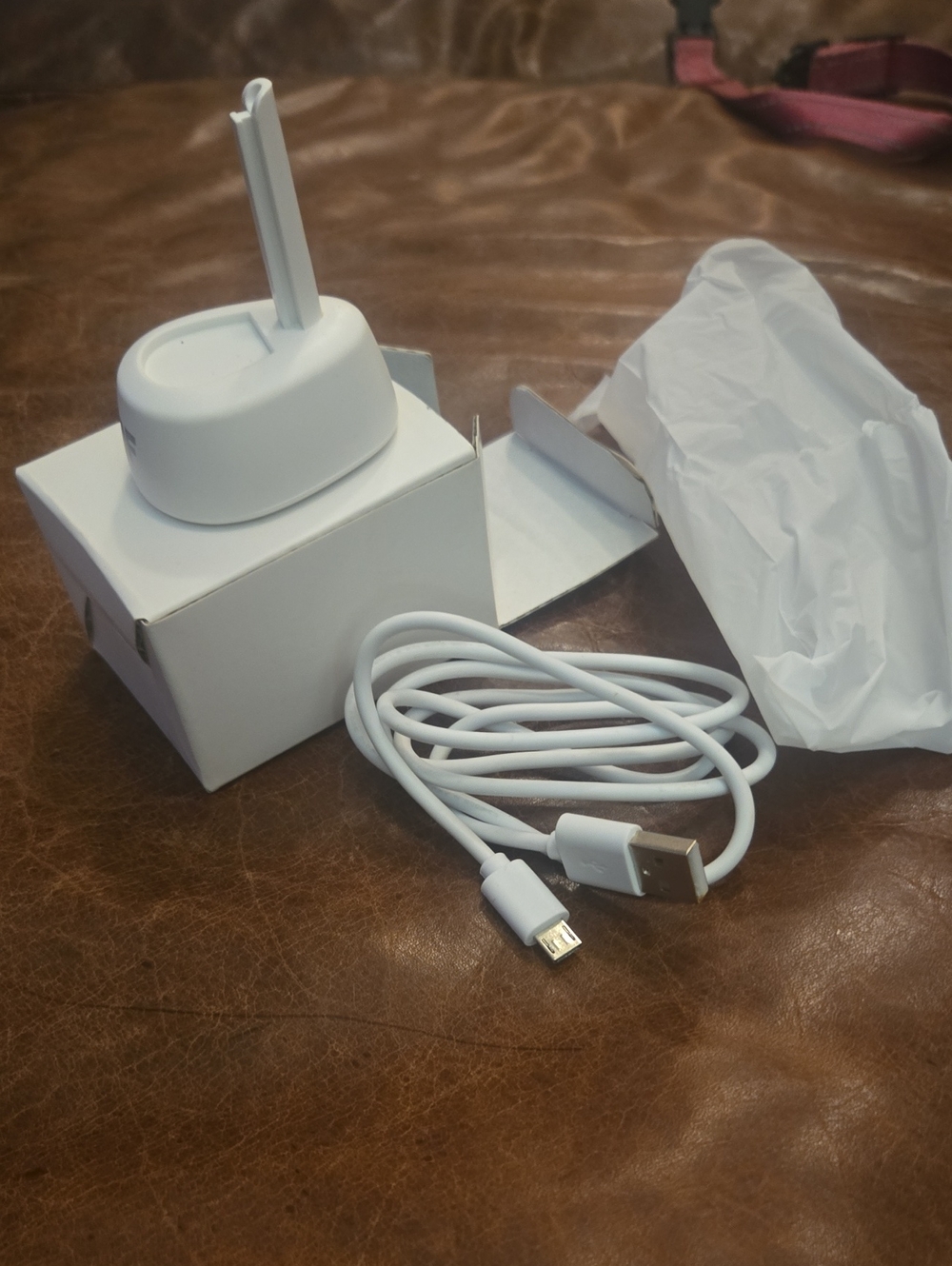 BRAND NEW White Micro USB Charging Cable & Wall Adapter - Mobile Accessory